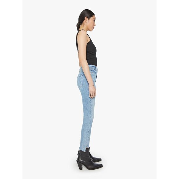 💕MOTHER💕 The Mid Rise Dazzler Ankle Step Fray Jeans ~ Ropin' & Ridin' 30 NWT - Picture 4 of 16